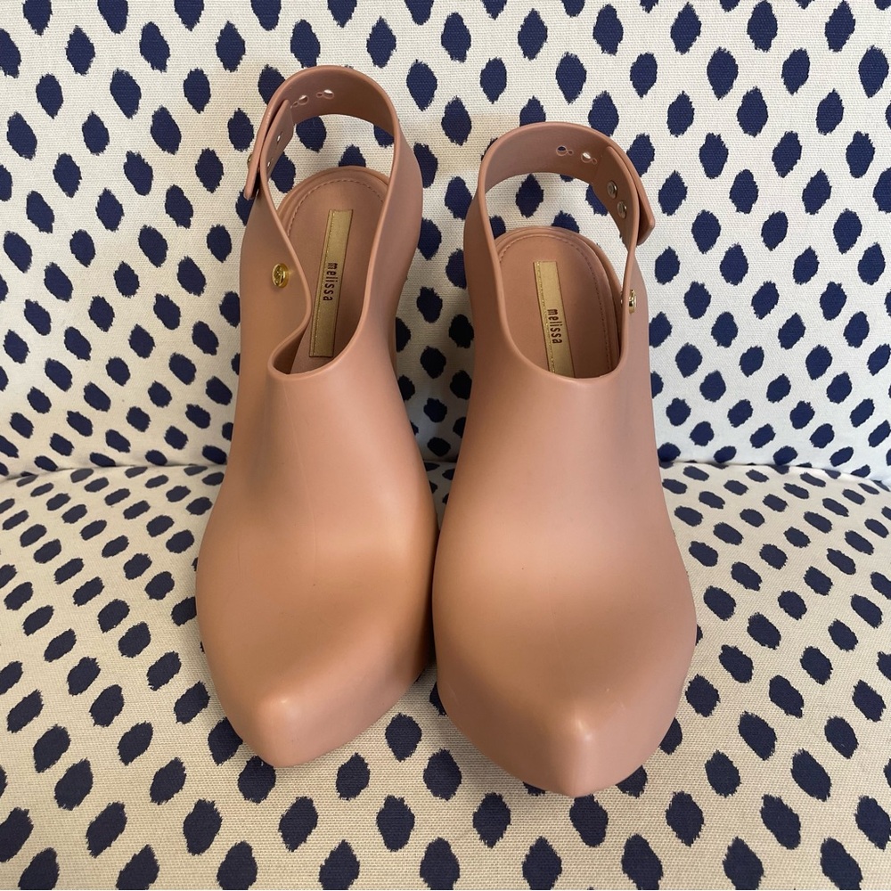 Melissa Women's Pink Heeled Sandals - Picture 2 of 7